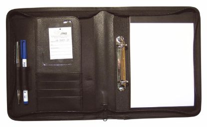 Billede af Dokumentmappe A5 m/ 2 ringe sort