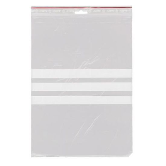 Billede af Lynlåspose 230x320mm m/ skrivefelt