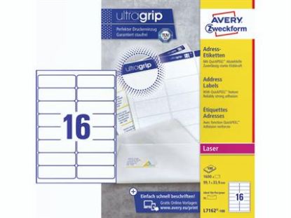 Billede af Laserlabel Avery L7162-100