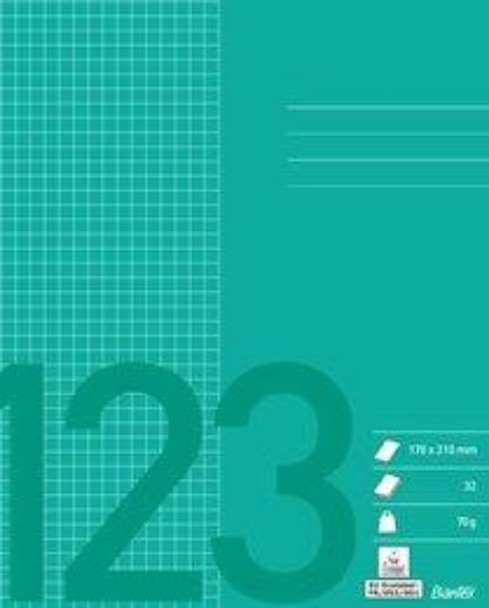 Billede af Skolehæfte 17x21 cm kvad.