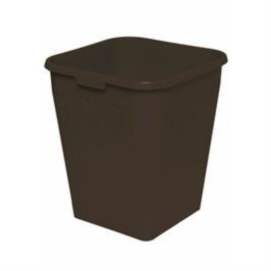 Billede af Papirkurv plast 25 l. sort