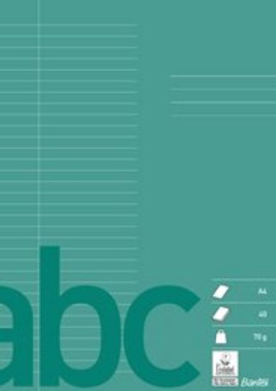 Billede af Skolehæfte A4 linjeret