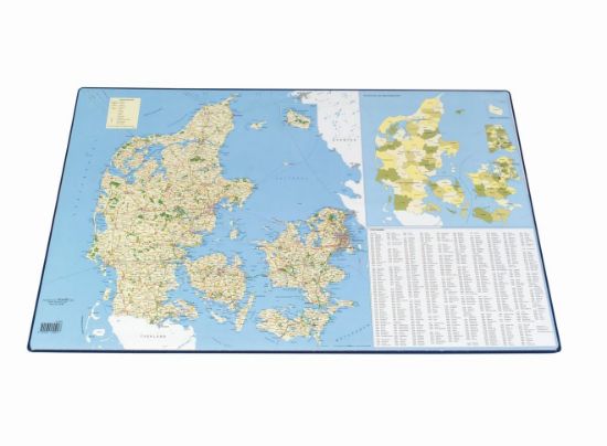 Billede af Skriveunderlag Danmarkskort