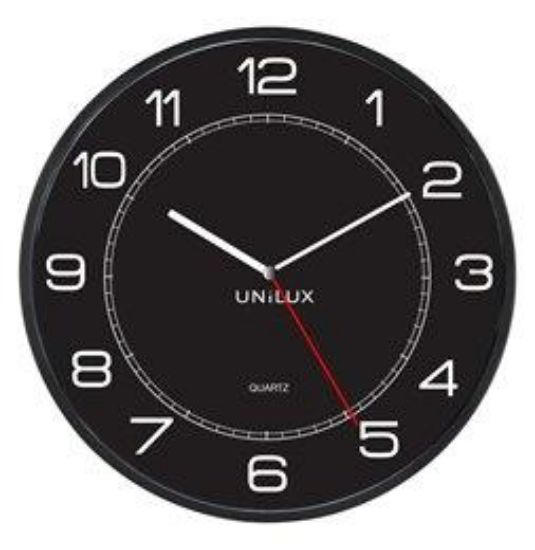 Billede af Vægur Unilux MEGA sort 57,5cm.