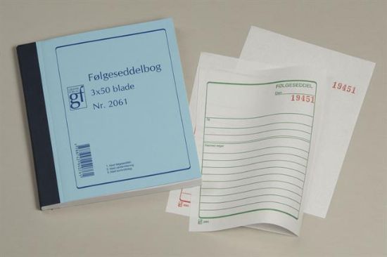 Billede af Følgeseddel Grafisk 2061