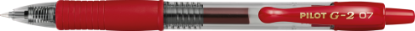Billede af Gelpen Pilot G2-7 rød 0,7mm
