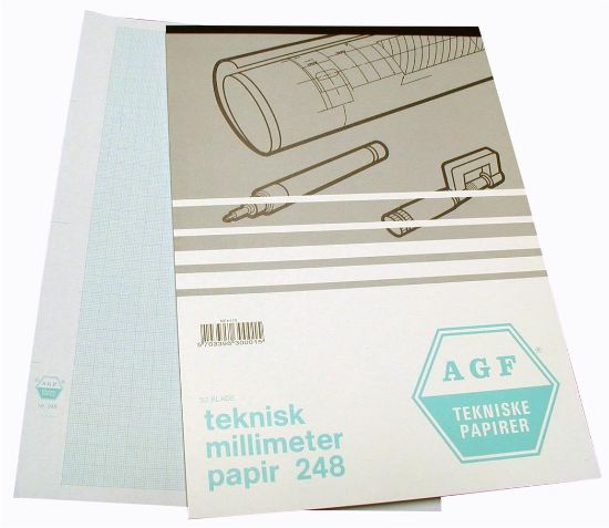 Billede af Millimeterpapir A4 268  80 gr.