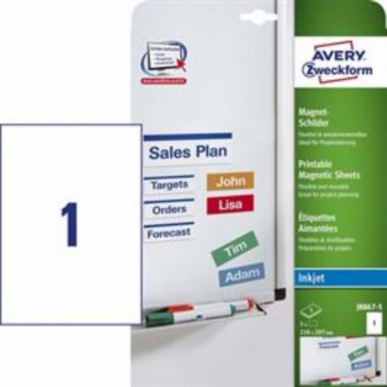 Billede af Magnet label A4 Avery J8867-5