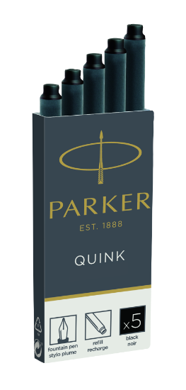 Billede af Parker QUINK blækpatron sort (5)