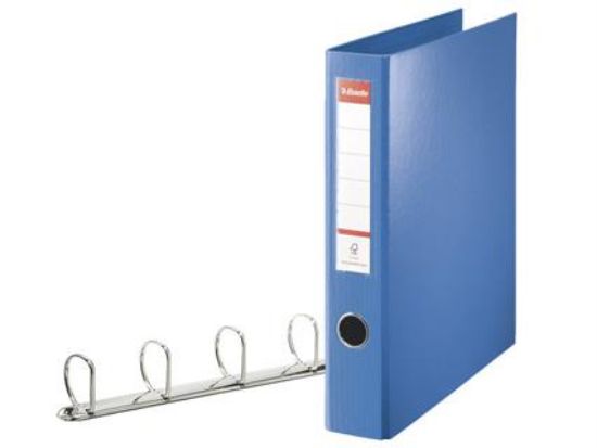 Billede af Ringbind Combi A4 4DR blå 82405