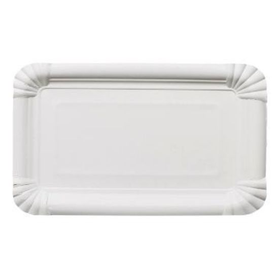 Billede af Pølsebakke hvid 130x200mm (250)