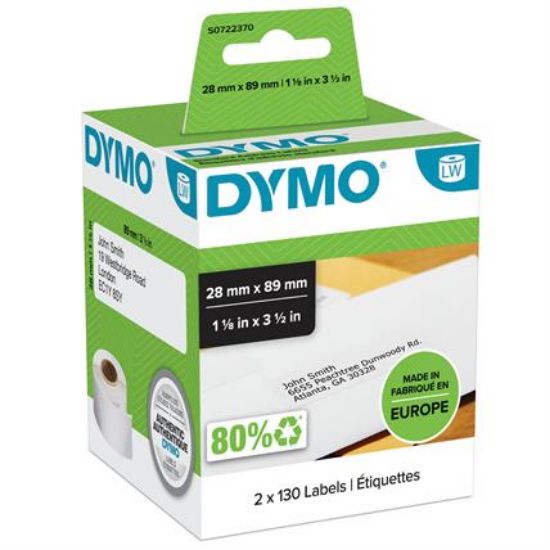 Billede af DYMO labels 28x89mm S0722370