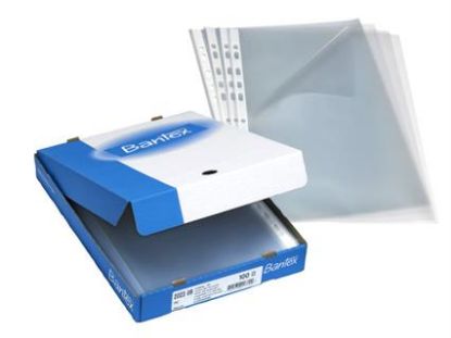 Billede af Plastlommer A4 0,09 mm åben top/side