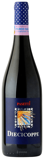 Billede af Rødvin Pasetti Diecicoppe