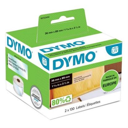 Billede af DYMO labels 36x89mm klar S0722410