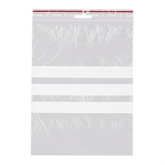 Billede af Lynlåspose 170x230mm m/ skrivefelt