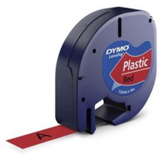 Billede af Labeltape DYMO LetraTag rød