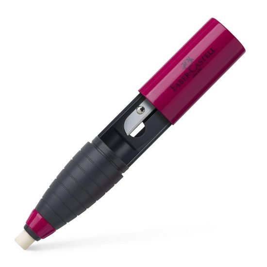 Billede af Faber-Castell viskepen m/ blyantspidser
