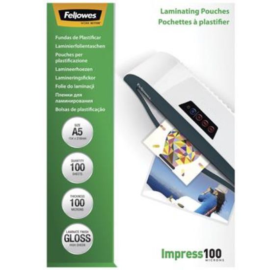 Billede af Lamineringslomme A5 100 mic.