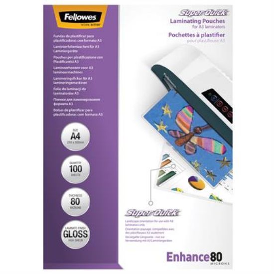 Billede af Lamineringslomme HI-SPEED A4 80mic.