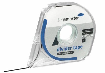 Billede af Inddelingstape Legamaster 2,5mm. sort