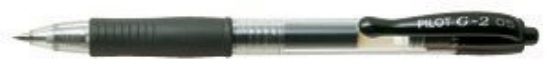 Billede af Gelpen Pilot G2-5 sort 0,5 mm.