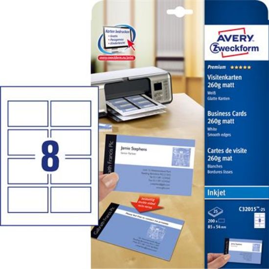 Billede af Visitkort Avery C32015-25