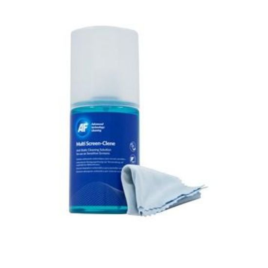 Billede af AF Multi skærmrens m/klud 200 ml.