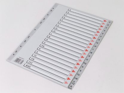Billede af Plastregister Q-Line A4 A-Å (10)