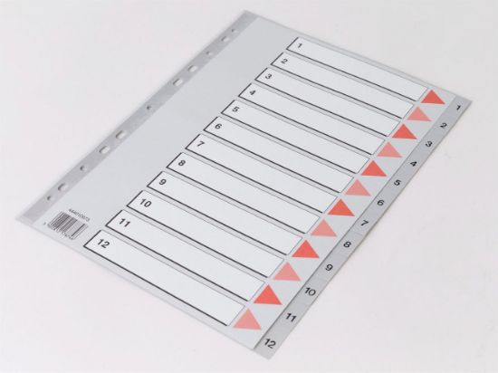 Billede af Plastregister Q-Line A4 1-12 (15)